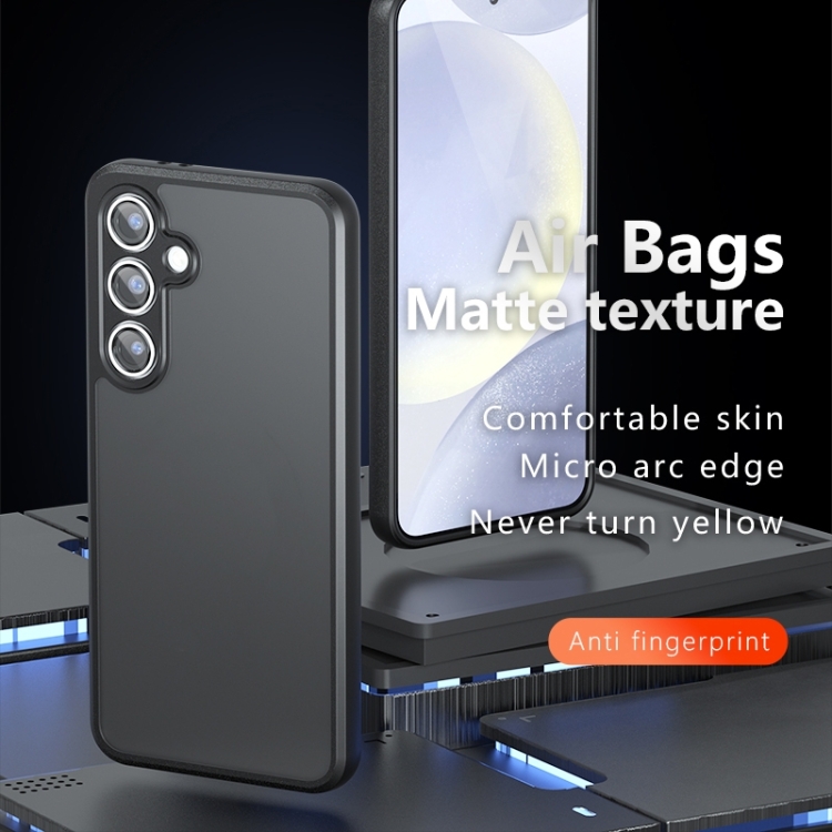 For Samsung Galaxy S25 5G Armor Precise Hole PC Hybrid TPU Phone Case(Transparent) For Samsung Galaxy S25 5G Armor Precise Hole PC Hybrid TPU Phone Case(Transparent)