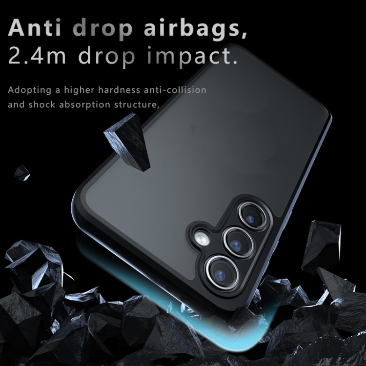 For Samsung Galaxy S25 5G Armor Precise Hole PC Hybrid TPU Phone Case(Transparent) For Samsung Galaxy S25 5G Armor Precise Hole PC Hybrid TPU Phone Case(Transparent)