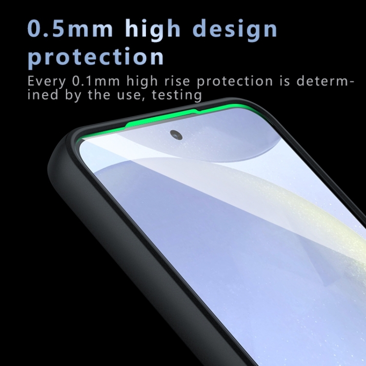 For Samsung Galaxy S25 5G Armor Precise Hole PC Hybrid TPU Phone Case(Transparent) For Samsung Galaxy S25 5G Armor Precise Hole PC Hybrid TPU Phone Case(Transparent)