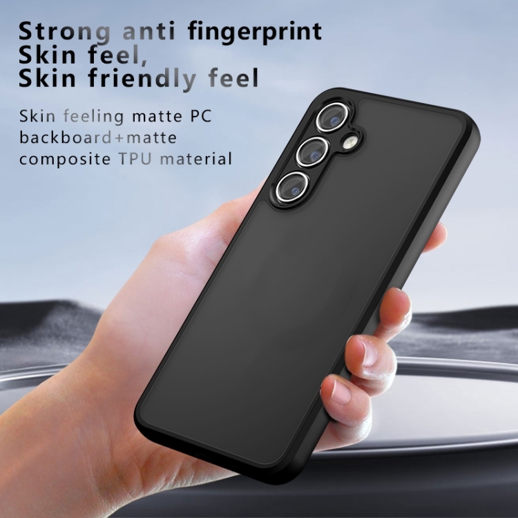 For Samsung Galaxy S25 5G Armor Precise Hole PC Hybrid TPU Phone Case(Transparent) For Samsung Galaxy S25 5G Armor Precise Hole PC Hybrid TPU Phone Case(Transparent)
