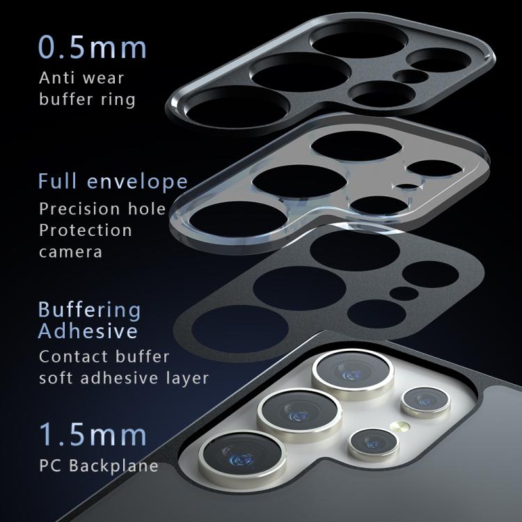 For Samsung Galaxy S25 Ultra 5G Armor Precise Hole PC Hybrid TPU Phone Case(Transparent) For Samsung Galaxy S25 Ultra 5G Armor Precise Hole PC Hybrid TPU Phone Case(Transparent)