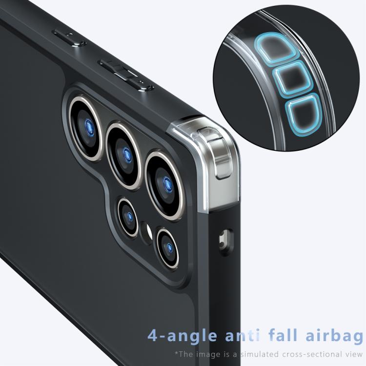 For Samsung Galaxy S25 Ultra 5G Armor Precise Hole PC Hybrid TPU Phone Case(Transparent) For Samsung Galaxy S25 Ultra 5G Armor Precise Hole PC Hybrid TPU Phone Case(Transparent)