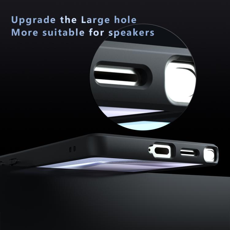 For Samsung Galaxy S25 Ultra 5G Armor Precise Hole PC Hybrid TPU Phone Case(Transparent) For Samsung Galaxy S25 Ultra 5G Armor Precise Hole PC Hybrid TPU Phone Case(Transparent)