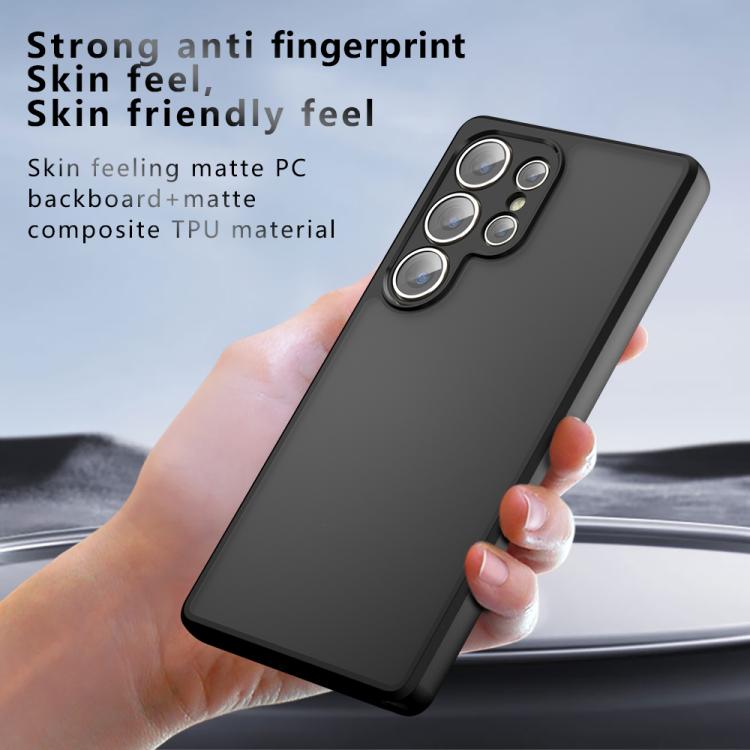 For Samsung Galaxy S25 Ultra 5G Armor Precise Hole PC Hybrid TPU Phone Case(Transparent) For Samsung Galaxy S25 Ultra 5G Armor Precise Hole PC Hybrid TPU Phone Case(Transparent)