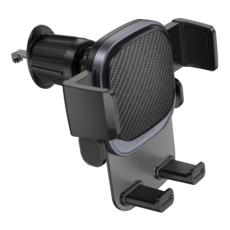Borofone BH120 Delightful One-button Air Outlet Car Holder(Black Grey) Borofone BH120 Delightful One-button Air Outlet Car Holder(Black Grey)