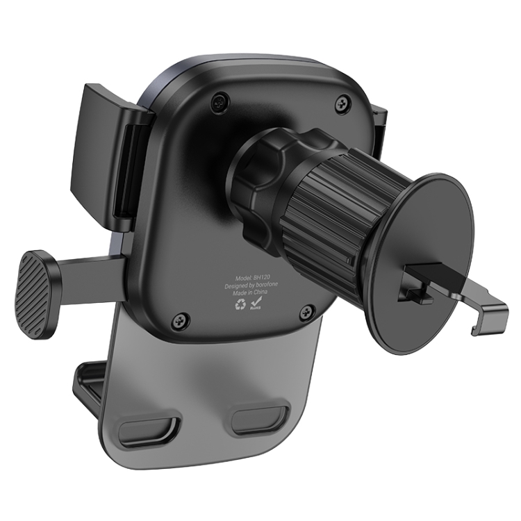 Borofone BH120 Delightful One-button Air Outlet Car Holder(Black Grey) Borofone BH120 Delightful One-button Air Outlet Car Holder(Black Grey)