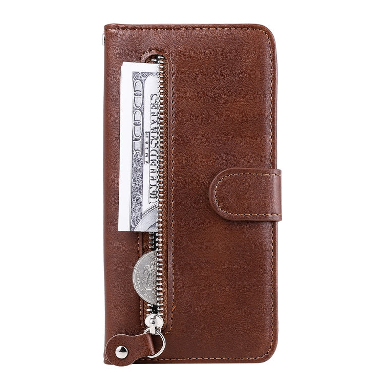 For Samsung Galaxy Note20 Fashion Calf Texture Zipper Horizontal Flip Leather Case with Stand & Card Slots & Wallet Function(Brown) For Samsung Galaxy Note20 Fashion Calf Texture Zipper Horizontal Flip Leather Case with Stand & Card Slots & Wallet Function(Brown)