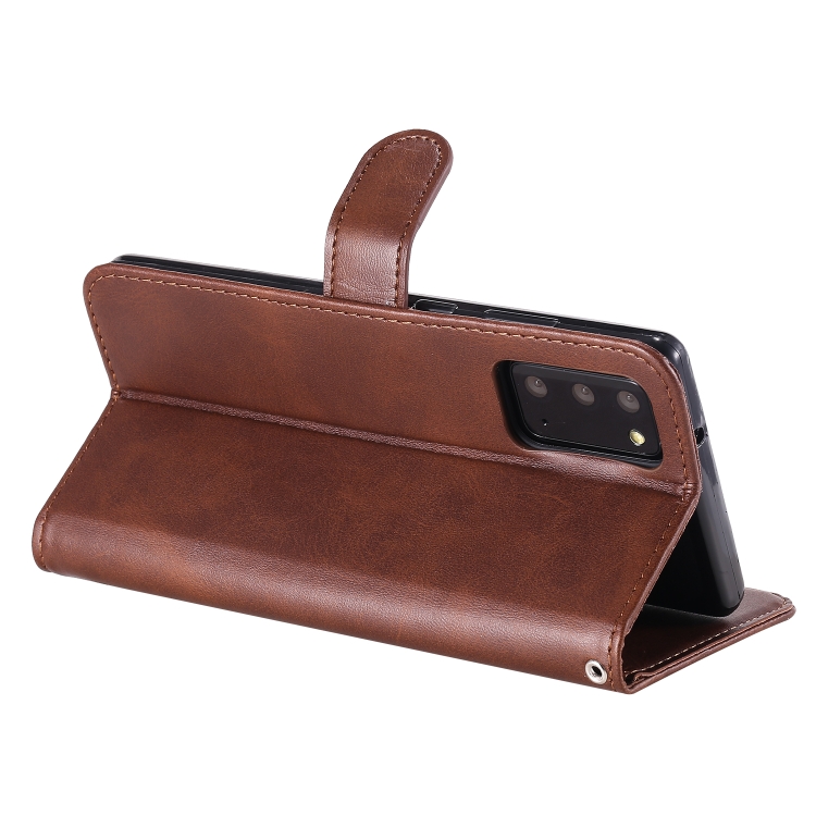 For Samsung Galaxy Note20 Fashion Calf Texture Zipper Horizontal Flip Leather Case with Stand & Card Slots & Wallet Function(Brown) For Samsung Galaxy Note20 Fashion Calf Texture Zipper Horizontal Flip Leather Case with Stand & Card Slots & Wallet Function(Brown)