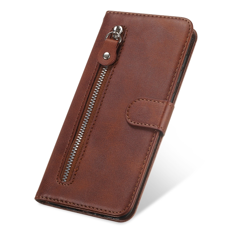 For Samsung Galaxy Note20 Fashion Calf Texture Zipper Horizontal Flip Leather Case with Stand & Card Slots & Wallet Function(Brown) For Samsung Galaxy Note20 Fashion Calf Texture Zipper Horizontal Flip Leather Case with Stand & Card Slots & Wallet Function(Brown)