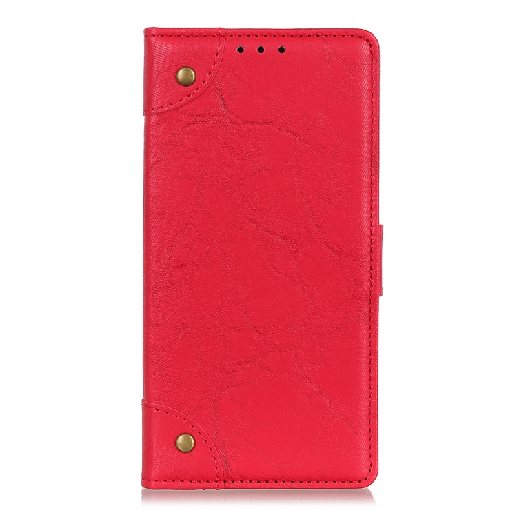 For Samsung Galaxy S20 FE 5G / S20 Fan Edition / S20 Lite Copper Buckle Retro Crazy Horse Texture Horizontal Flip Leather Case with Holder & Card Slots & Wallet(Red) For Samsung Galaxy S20 FE 5G / S20 Fan Edition / S20 Lite Copper Buckle Retro Crazy Horse Texture Horizontal Flip Leather Case with Holder & Card Slots & Wallet(Red)