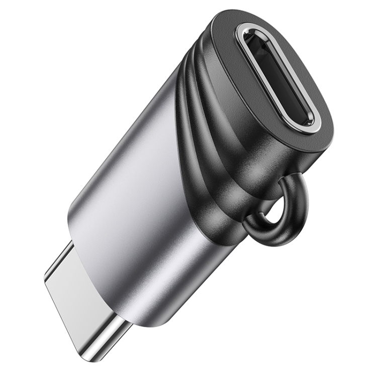 Borofone BV20 Type-C Male to 8 Pin Female Charging Adapter(Black)