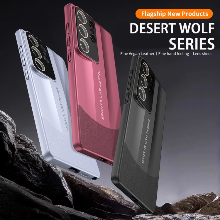 For Samsung Galaxy S23 Ultra 5G Vegetarian Leather Series Skin Feel Full Coverage Phone Case(Purple) For Samsung Galaxy S23 Ultra 5G Vegetarian Leather Series Skin Feel Full Coverage Phone Case(Purple)