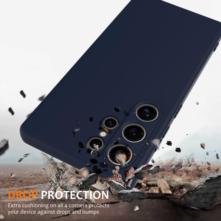 For Samsung Galaxy S25 Ultra 5G Shockproof Silicone Magsafe Phone Case(Navy Blue) For Samsung Galaxy S25 Ultra 5G Shockproof Silicone Magsafe Phone Case(Navy Blue)