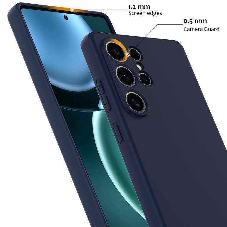 For Samsung Galaxy S25 Ultra 5G Shockproof Silicone Magsafe Phone Case(Navy Blue) For Samsung Galaxy S25 Ultra 5G Shockproof Silicone Magsafe Phone Case(Navy Blue)