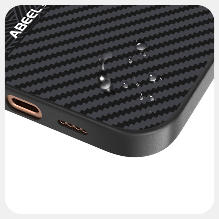 For iPhone 16 Pro ABEEL 6D Micro Relief MagSafe Magnetic Phone Case(Carbon Fiber Black) For iPhone 16 Pro ABEEL 6D Micro Relief MagSafe Magnetic Phone Case(Carbon Fiber Black)
