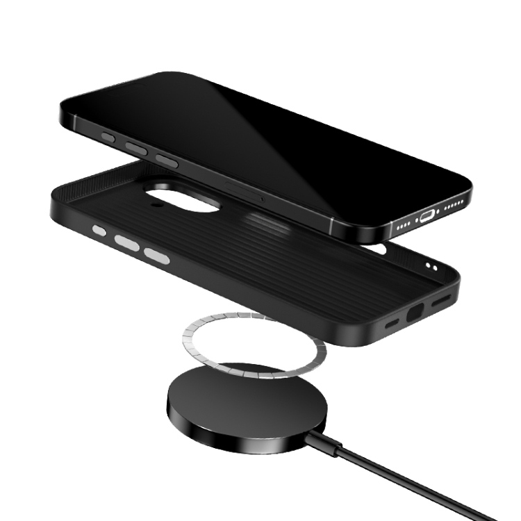 For iPhone 16 Plus ABEEL 6D Micro Relief MagSafe Magnetic Phone Case(Carbon Fiber Black) For iPhone 16 Plus ABEEL 6D Micro Relief MagSafe Magnetic Phone Case(Carbon Fiber Black)