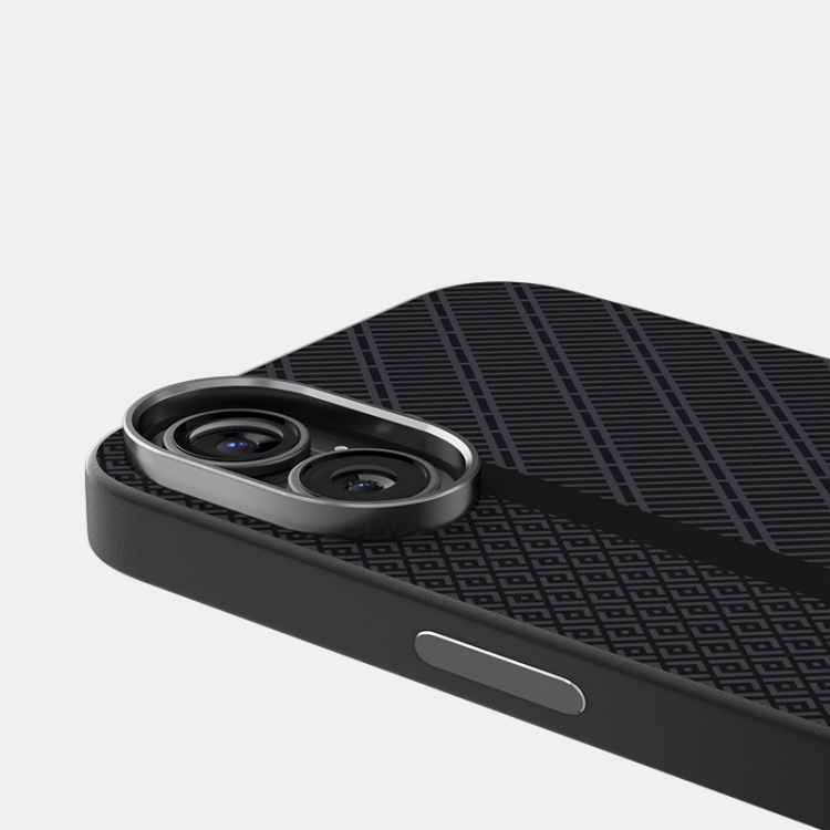 For iPhone 16 ABEEL 6D Micro Relief MagSafe Magnetic Phone Case(Black) For iPhone 16 ABEEL 6D Micro Relief MagSafe Magnetic Phone Case(Black)