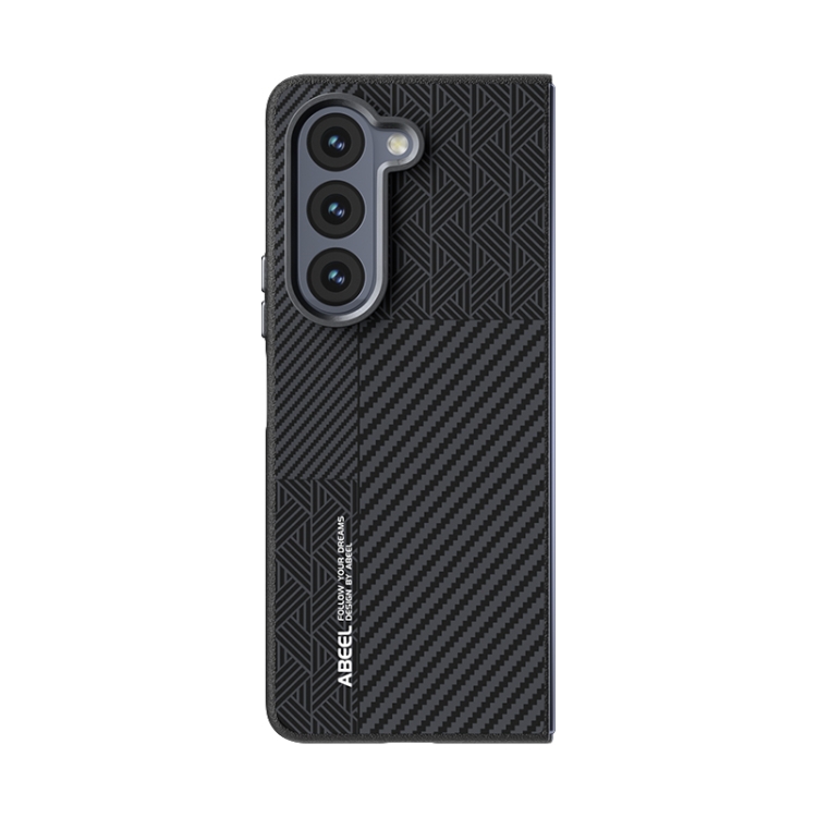 For Samsung Galaxy Z Fold5 5G ABEEL 6D Micro Relief MagSafe Magnetic Phone Case(Carbon Fiber Black) For Samsung Galaxy Z Fold5 5G ABEEL 6D Micro Relief MagSafe Magnetic Phone Case(Carbon Fiber Black)