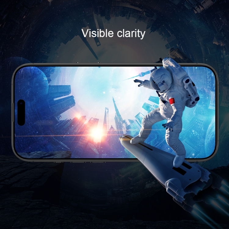 For iPhone 16 Pro NILLKIN 3D CP+MAX Anti-Explosion Full Coverage Tempered Glass Film For iPhone 16 Pro NILLKIN 3D CP+MAX Anti-Explosion Full Coverage Tempered Glass Film