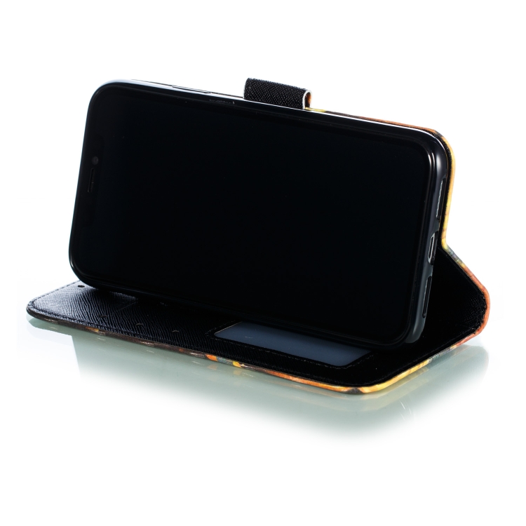 For iPhone 12 / 12 Pro 3D Painted Pattern Horizontal Flip Leather Case with Holder & Card Slot & Wallet & Photo Frame & Lanyard(Two Gold Butterflies) For iPhone 12 / 12 Pro 3D Painted Pattern Horizontal Flip Leather Case with Holder & Card Slot & Wallet & Photo Frame & Lanyard(Two Gold Butterflies)