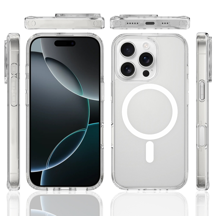 For iPhone 16 Pro Camera Control Button Integrated MagSafe Clear Phone Case(Transparent) For iPhone 16 Pro Camera Control Button Integrated MagSafe Clear Phone Case(Transparent)