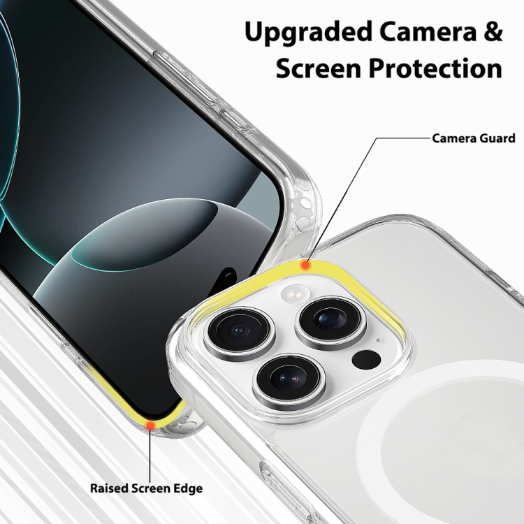 For iPhone 16 Pro Camera Control Button Integrated MagSafe Clear Phone Case(Transparent) For iPhone 16 Pro Camera Control Button Integrated MagSafe Clear Phone Case(Transparent)