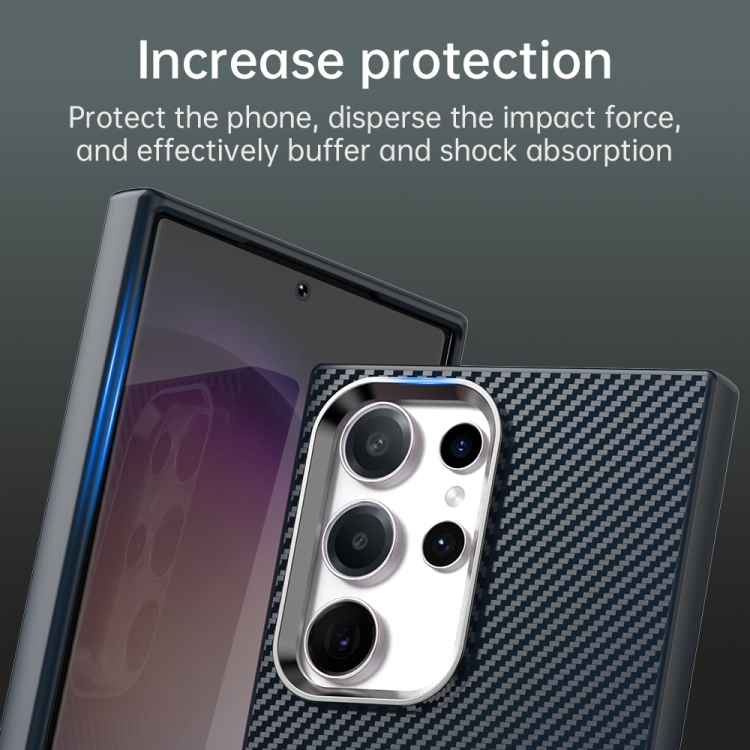 For Samsung Galaxy S23 Ultra 5G Carbon Fiber Series IMD Phone Case(Blue) For Samsung Galaxy S23 Ultra 5G Carbon Fiber Series IMD Phone Case(Blue)