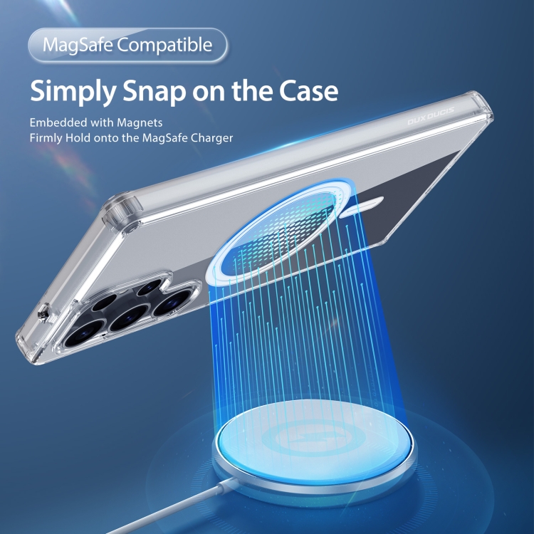For Samsung Galaxy S25 Ultra 5G DUX DUCIS Clin Mag Series Magsafe TPU Phone Case(Transparent) For Samsung Galaxy S25 Ultra 5G DUX DUCIS Clin Mag Series Magsafe TPU Phone Case(Transparent)