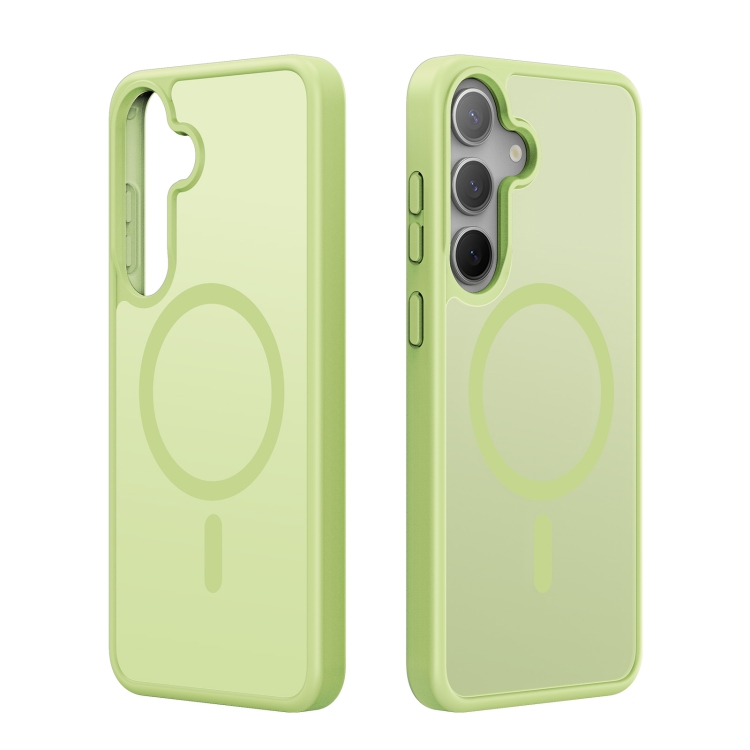 For Samsung Galaxy S25+ 5G DUX DUCIS Yind Series MagSafe TPU Hybrid PC Phone Case(Lime Green) For Samsung Galaxy S25+ 5G DUX DUCIS Yind Series MagSafe TPU Hybrid PC Phone Case(Lime Green)
