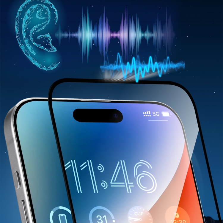 For iPhone 16 / 15 JOYROOM Zero Sense Series 2.5D Full Screen HD Tempered Glass Film For iPhone 16 / 15 JOYROOM Zero Sense Series 2.5D Full Screen HD Tempered Glass Film