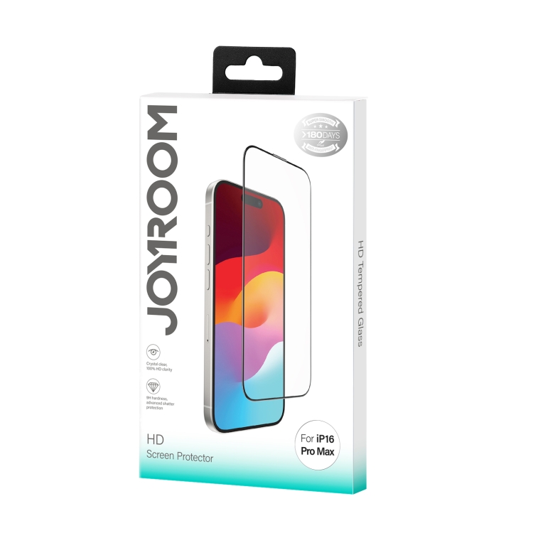 For iPhone 16 / 15 JOYROOM Zero Sense Series 2.5D Full Screen HD Tempered Glass Film For iPhone 16 / 15 JOYROOM Zero Sense Series 2.5D Full Screen HD Tempered Glass Film