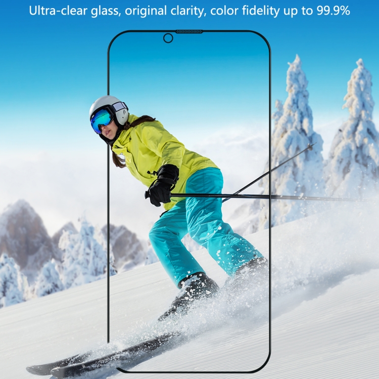 For iPhone 16 / 15 JOYROOM Zero Sense Series 2.5D Full Screen Anti-Blue Light Tempered Glass Film For iPhone 16 / 15 JOYROOM Zero Sense Series 2.5D Full Screen Anti-Blue Light Tempered Glass Film