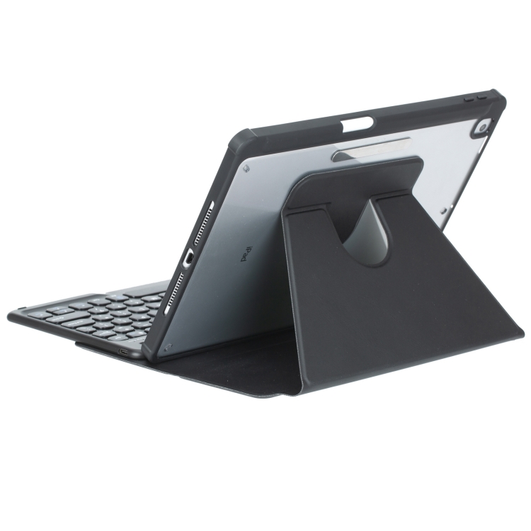 For iPad Pro 11 2024 YL13 360 Rotation Acrylic Transparent Round Keycap Bluetooth Keyboard Leather Case(Black) For iPad Pro 11 2024 YL13 360 Rotation Acrylic Transparent Round Keycap Bluetooth Keyboard Leather Case(Black)