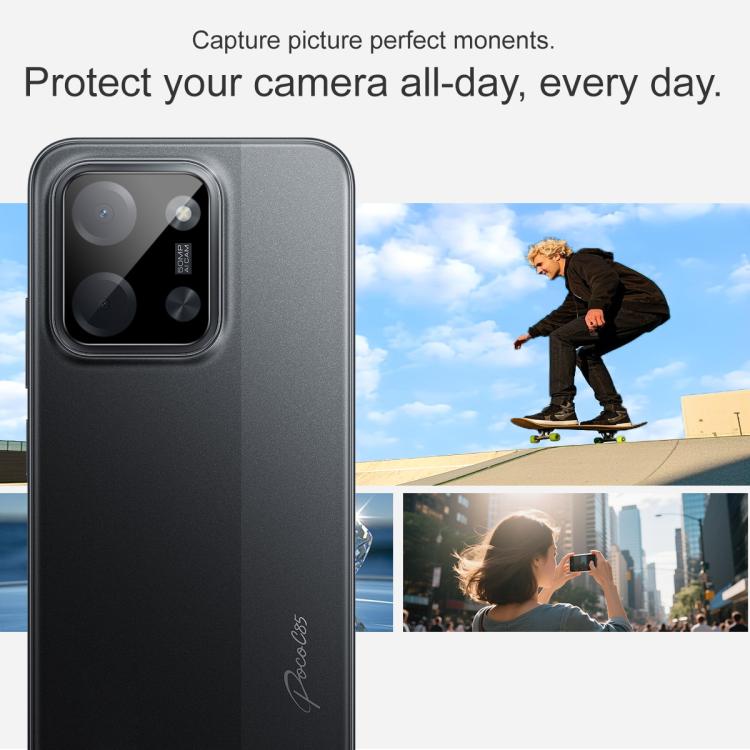 Protection Verre Trempé Pour Caméra Xiaomi Poco C85 4G - Lot De 2 Films Objectifs | Anti-Rayures, 9H, 0.3mm
