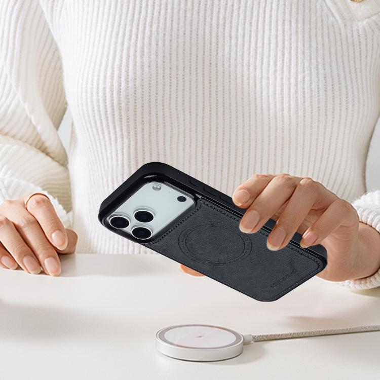 For iPhone 17 Pro LC.IMEEKE Magsafe Phone Case(Black)