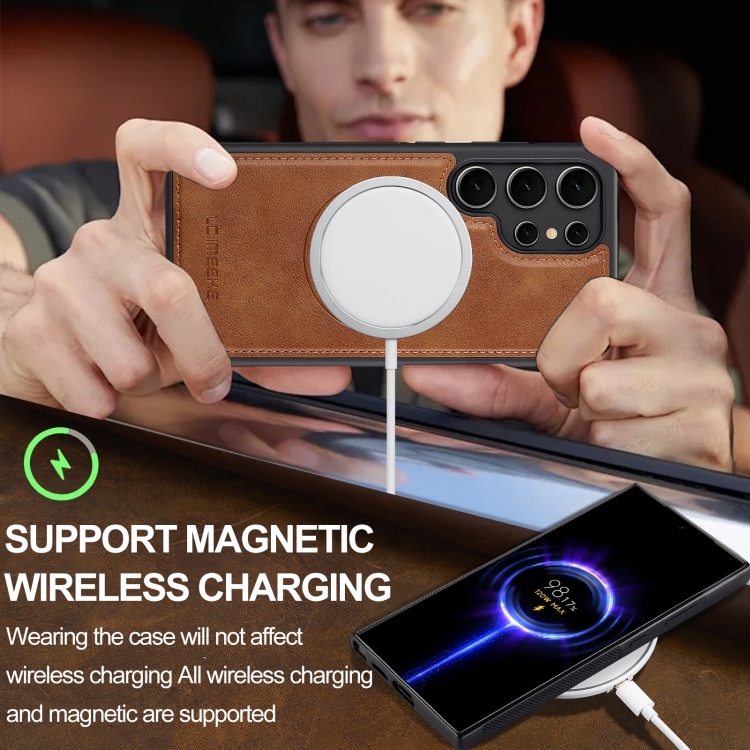 For Samsung Galaxy S24 Ultra 5G LC.IMEEKE Magsafe Phone Case(Brown) For Samsung Galaxy S24 Ultra 5G LC.IMEEKE Magsafe Phone Case(Brown)