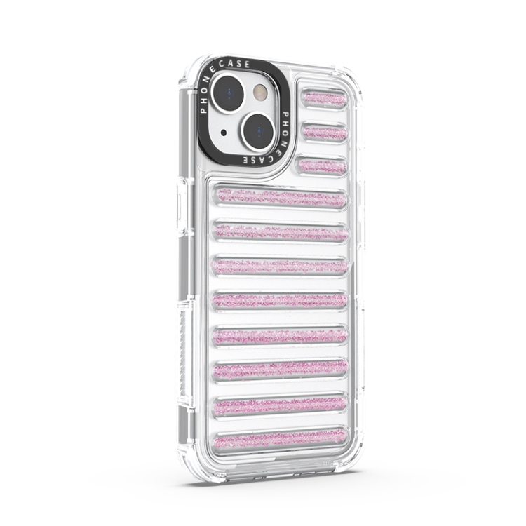 For iPhone 14 / 13 Capsule Glitter TPU Hybrid PC Airbag Phone Case(Mixed Color) For iPhone 14 / 13 Capsule Glitter TPU Hybrid PC Airbag Phone Case(Mixed Color)