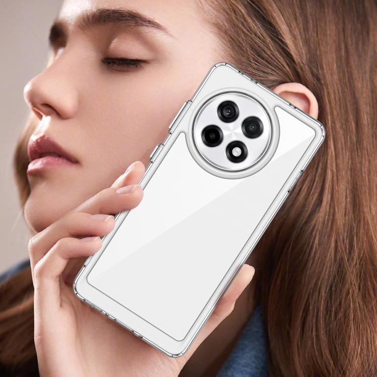 For OnePlus Ace 5 Pro 5G Colorful Series Acrylic Hybrid TPU Phone Case(Transparent)
