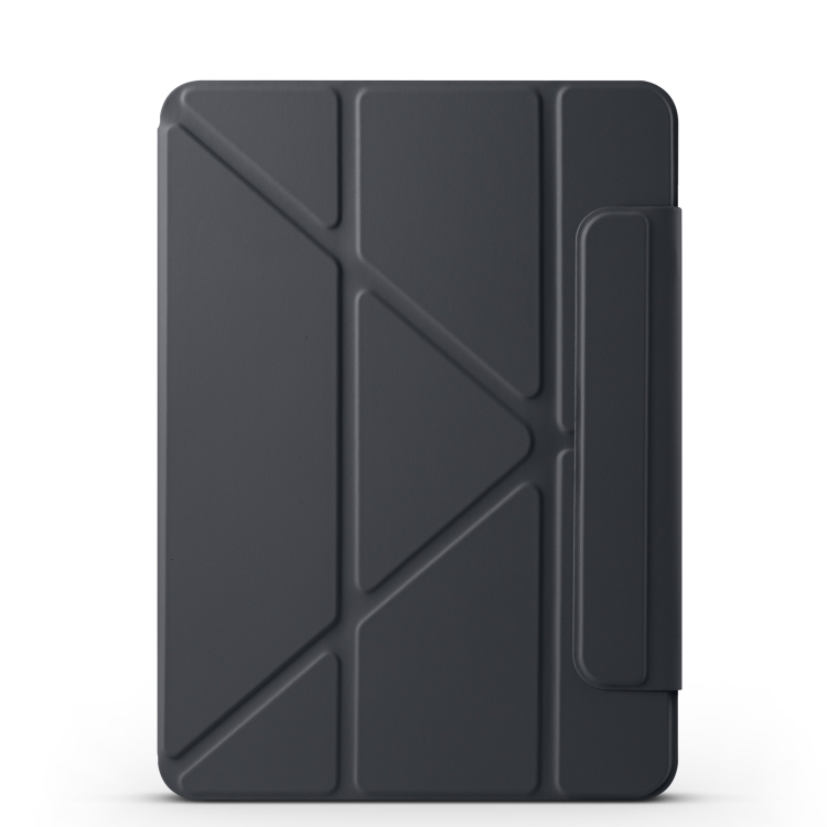 For iPad Pro 12.9 2022 / 2021 / 2020 Fixed Buckle Magnetic Deformation Leather Tablet Case(Black) For iPad Pro 12.9 2022 / 2021 / 2020 Fixed Buckle Magnetic Deformation Leather Tablet Case(Black)