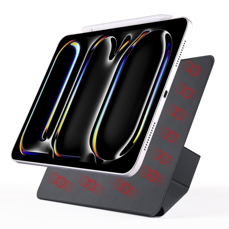 For iPad Pro 12.9 2022 / 2021 / 2020 Fixed Buckle Magnetic Deformation Leather Tablet Case(Black) For iPad Pro 12.9 2022 / 2021 / 2020 Fixed Buckle Magnetic Deformation Leather Tablet Case(Black)