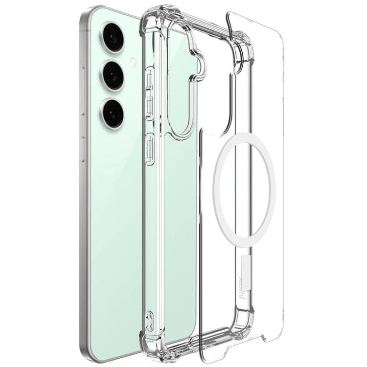 For Samsung Galaxy S25 5G IMAK Space Shield PC + TPU Airbag Shockproof MagSafe Phone Case(Transparent) For Samsung Galaxy S25 5G IMAK Space Shield PC + TPU Airbag Shockproof MagSafe Phone Case(Transparent)