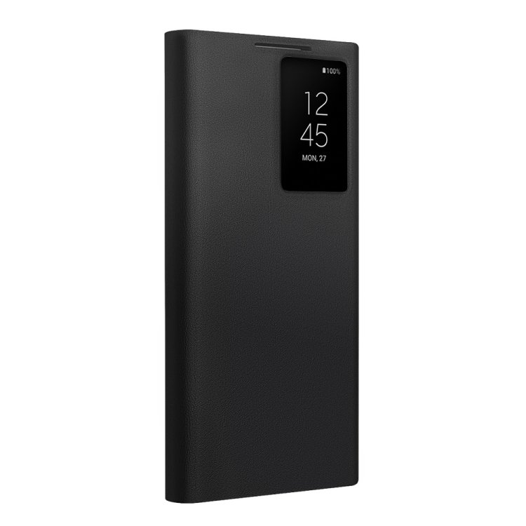 For Samsung Galaxy S24 Ultra 5G QIALINO Magnetic Genuine Leather Phone Case(Black)