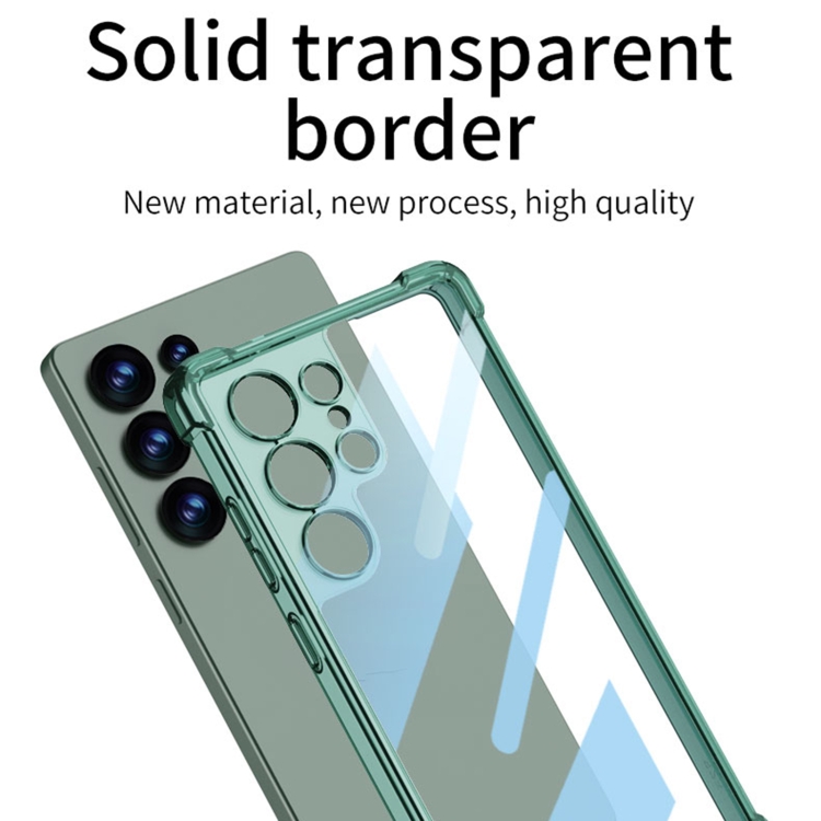 For Samsung Galaxy S25 Ultra 5G GKK Airbag Shockproof Full Coverage Phone Case(Transparent Black) For Samsung Galaxy S25 Ultra 5G GKK Airbag Shockproof Full Coverage Phone Case(Transparent Black)