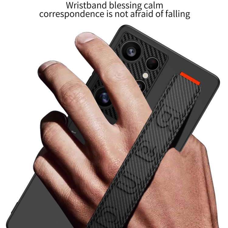 For Samsung Galaxy S25 Ultra 5G GKK Ultra-thin Wristband Shockproof Phone Case with Holder(Forest Green) For Samsung Galaxy S25 Ultra 5G GKK Ultra-thin Wristband Shockproof Phone Case with Holder(Forest Green)