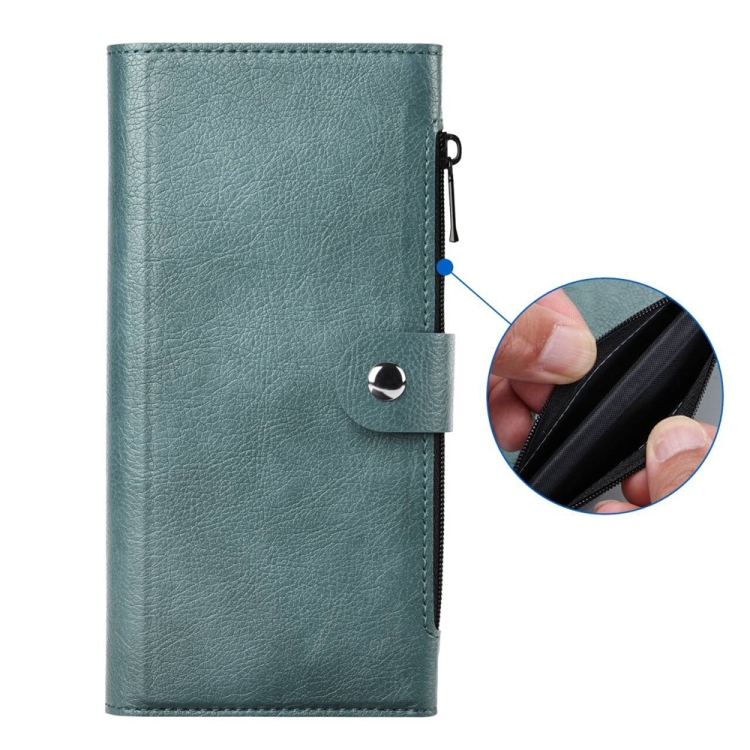 For iPhone 15 ViLi GVS-C Series MagSafe Magnetic RFID Leather Flip Phone Case(Green) For iPhone 15 ViLi GVS-C Series MagSafe Magnetic RFID Leather Flip Phone Case(Green)