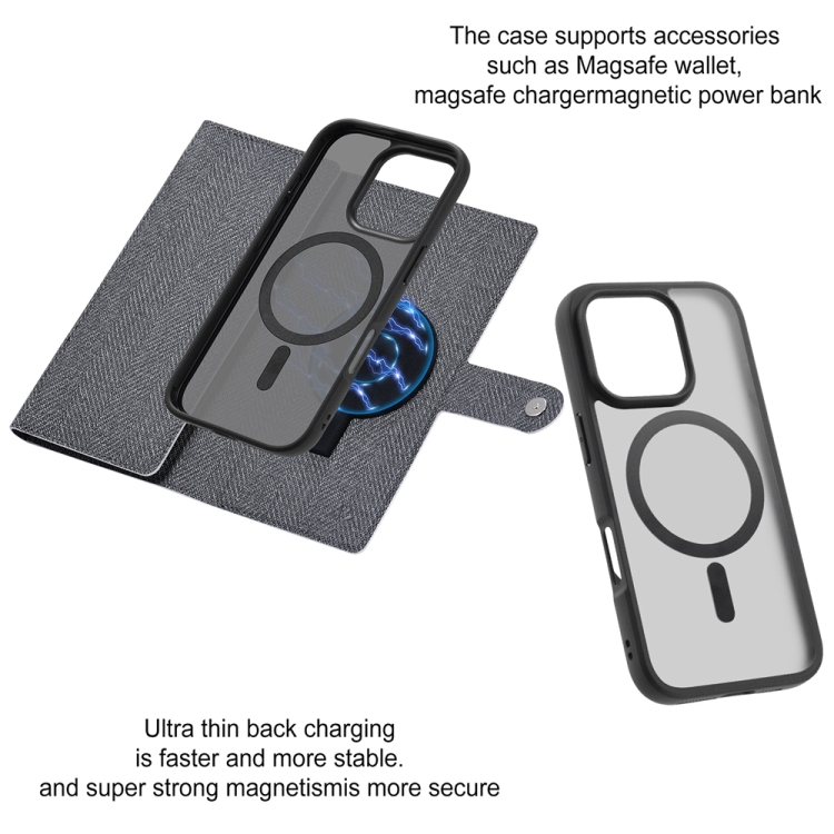 For iPhone 16 Pro ViLi GBS Series MagSafe Magnetic RFID Leather Flip Phone Case(Black) For iPhone 16 Pro ViLi GBS Series MagSafe Magnetic RFID Leather Flip Phone Case(Black)