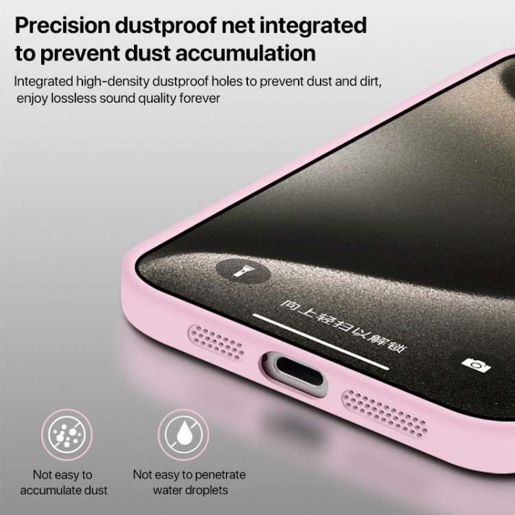 For iPhone 16 Plus Nano Lens Cover Liquid Silicone Phone Case(Titanium Gray) For iPhone 16 Plus Nano Lens Cover Liquid Silicone Phone Case(Titanium Gray)