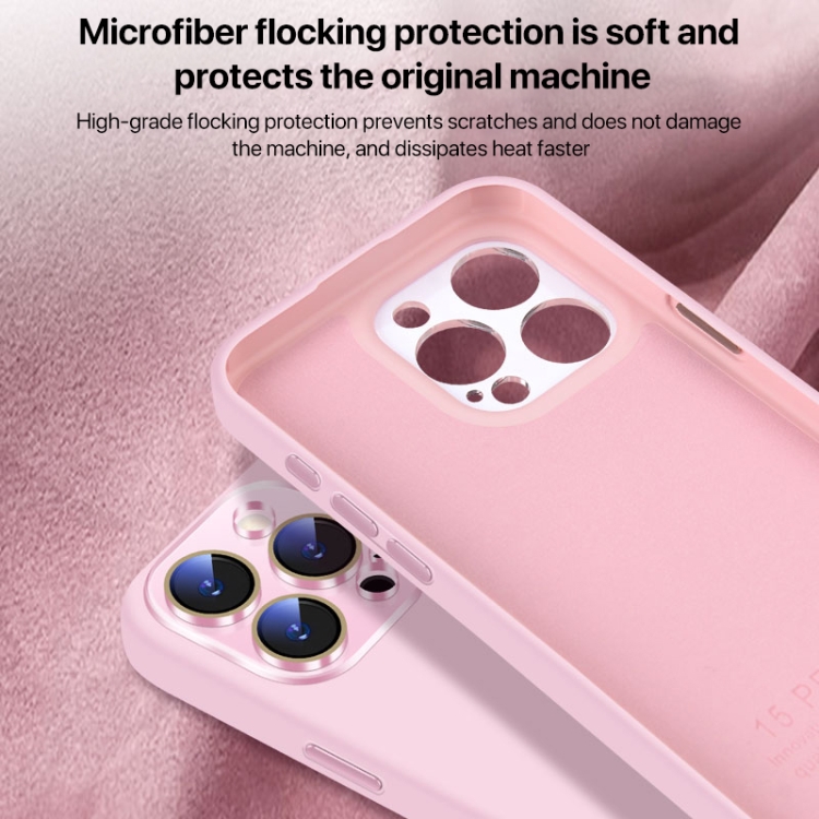 For iPhone 16 Plus Nano Lens Cover Liquid Silicone Phone Case(Titanium Gray) For iPhone 16 Plus Nano Lens Cover Liquid Silicone Phone Case(Titanium Gray)