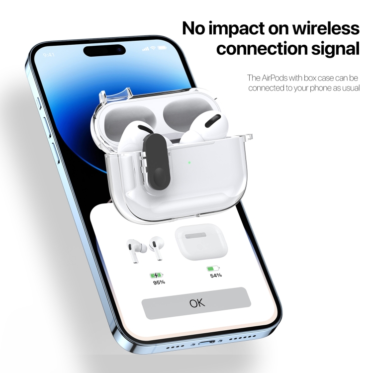 For AirPods 4 DUX DUCIS PECL Series Split Transparent Earphone Case with Hook(Transparent) For AirPods 4 DUX DUCIS PECL Series Split Transparent Earphone Case with Hook(Transparent)