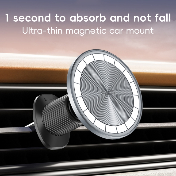 RBS PH19 Ultra-thin Magnetic Car Air Outlet Phone Holder(Pale Blue) RBS PH19 Ultra-thin Magnetic Car Air Outlet Phone Holder(Pale Blue)